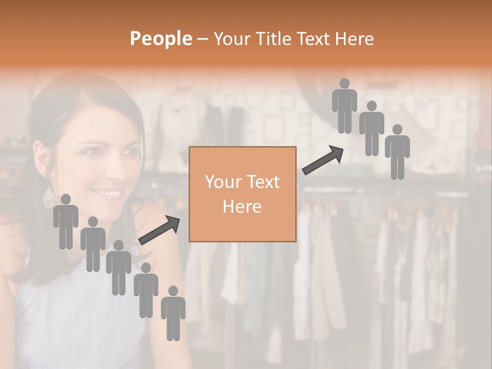 Friendly Trend Smiling PowerPoint Template