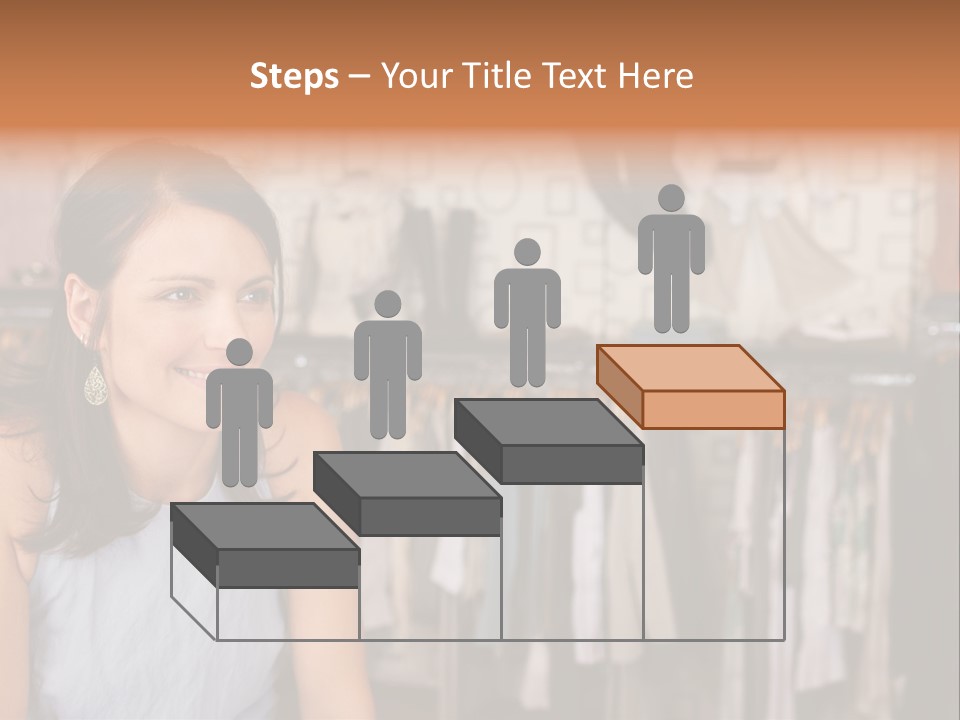 Friendly Trend Smiling PowerPoint Template