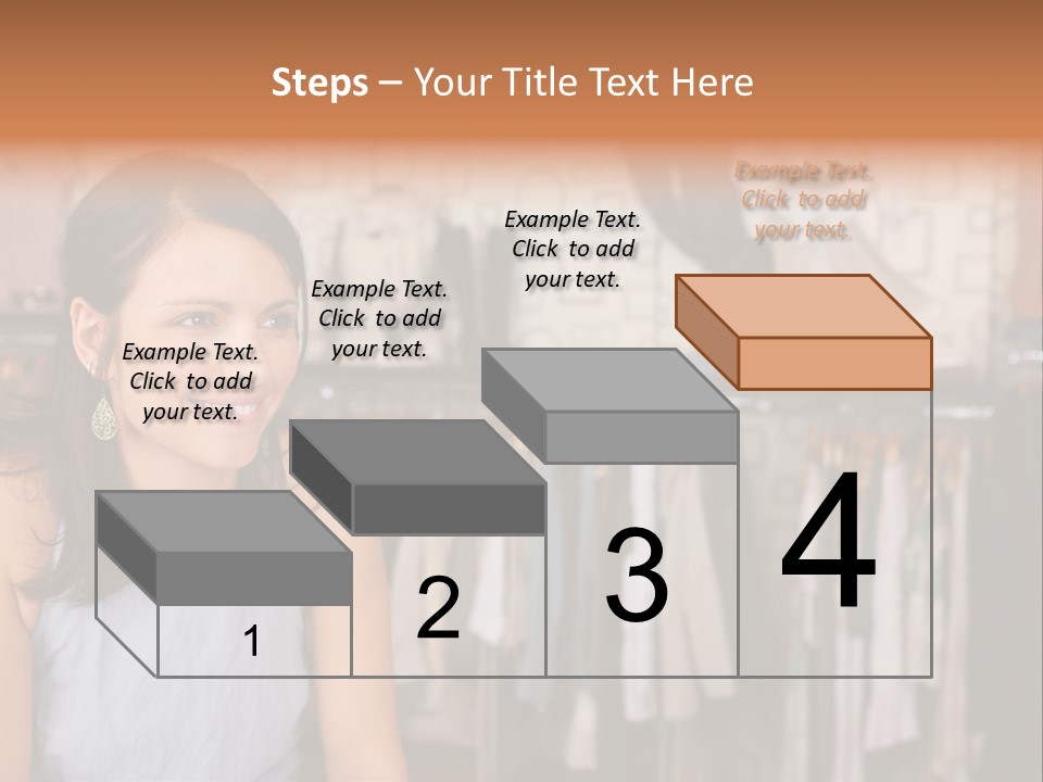 Friendly Trend Smiling PowerPoint Template