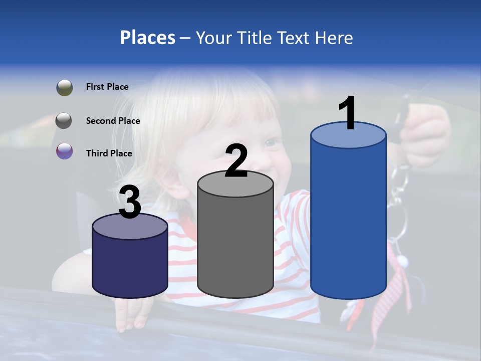 Baby Driver Face PowerPoint Template