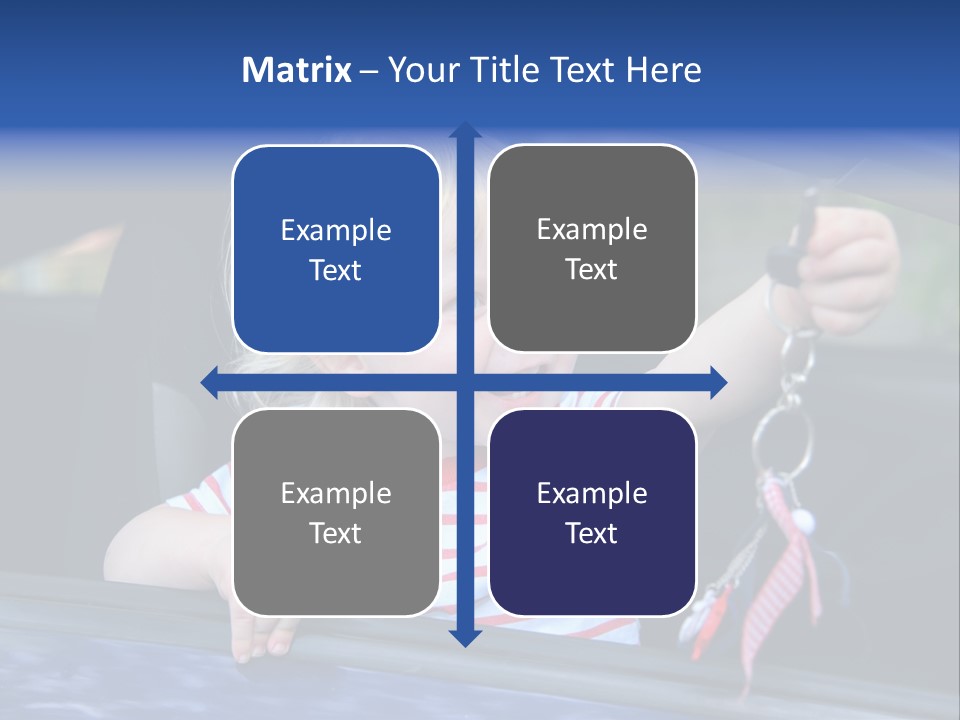 Baby Driver Face PowerPoint Template