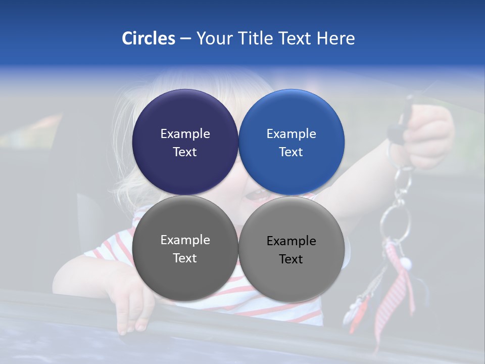 Baby Driver Face PowerPoint Template