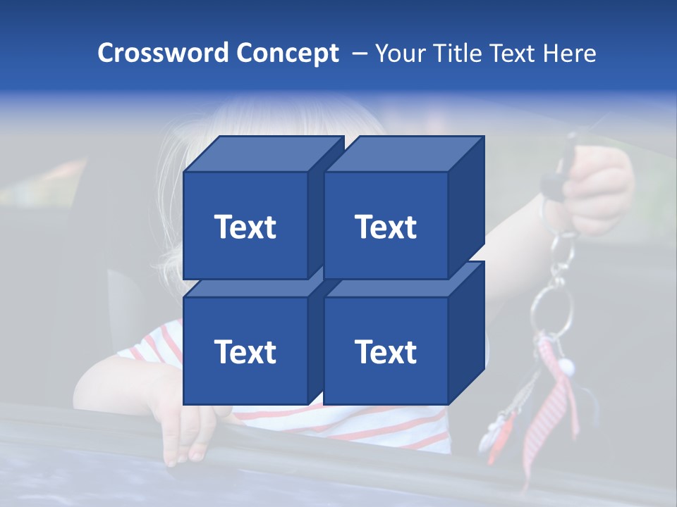 Baby Driver Face PowerPoint Template