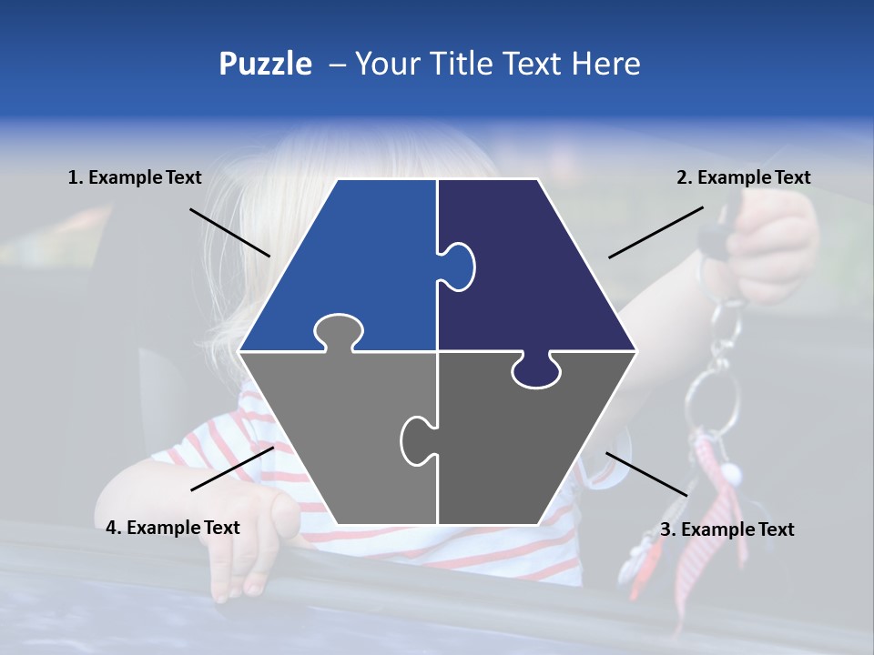 Baby Driver Face PowerPoint Template