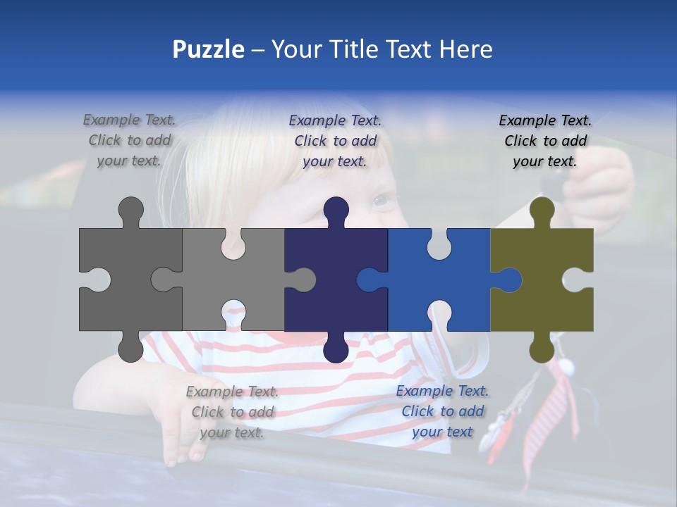 Baby Driver Face PowerPoint Template