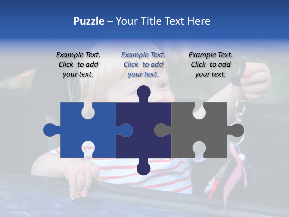 Baby Driver Face PowerPoint Template