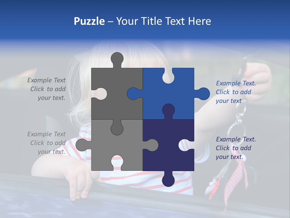 Baby Driver Face PowerPoint Template