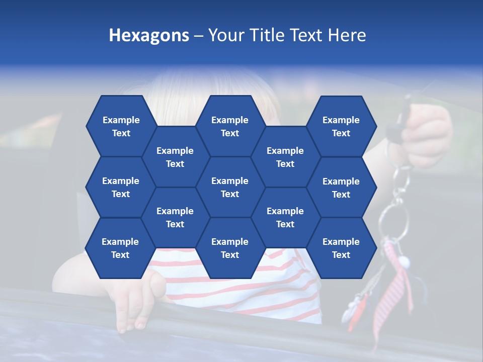 Baby Driver Face PowerPoint Template