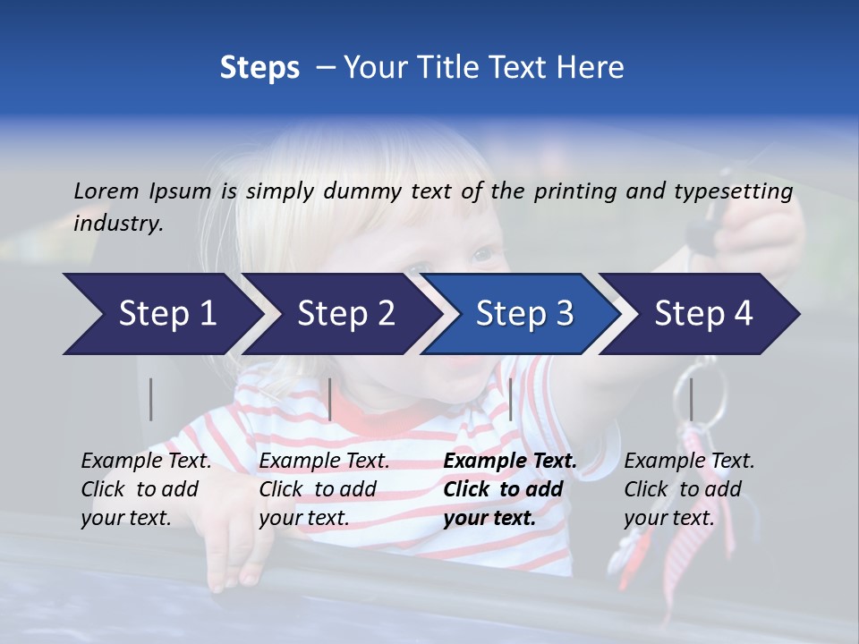 Baby Driver Face PowerPoint Template