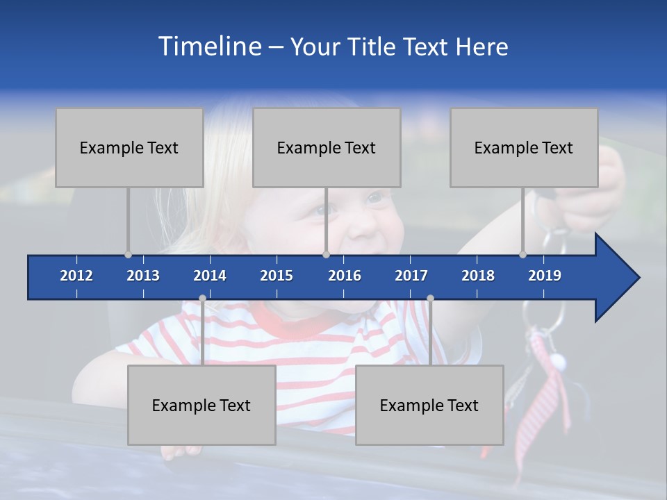 Baby Driver Face PowerPoint Template