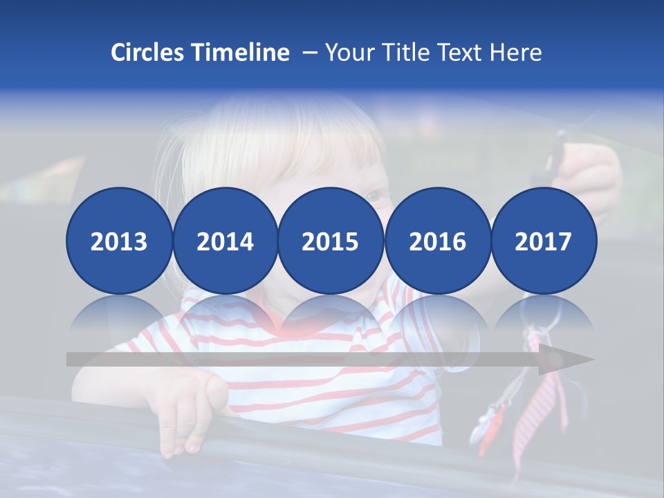 Baby Driver Face PowerPoint Template