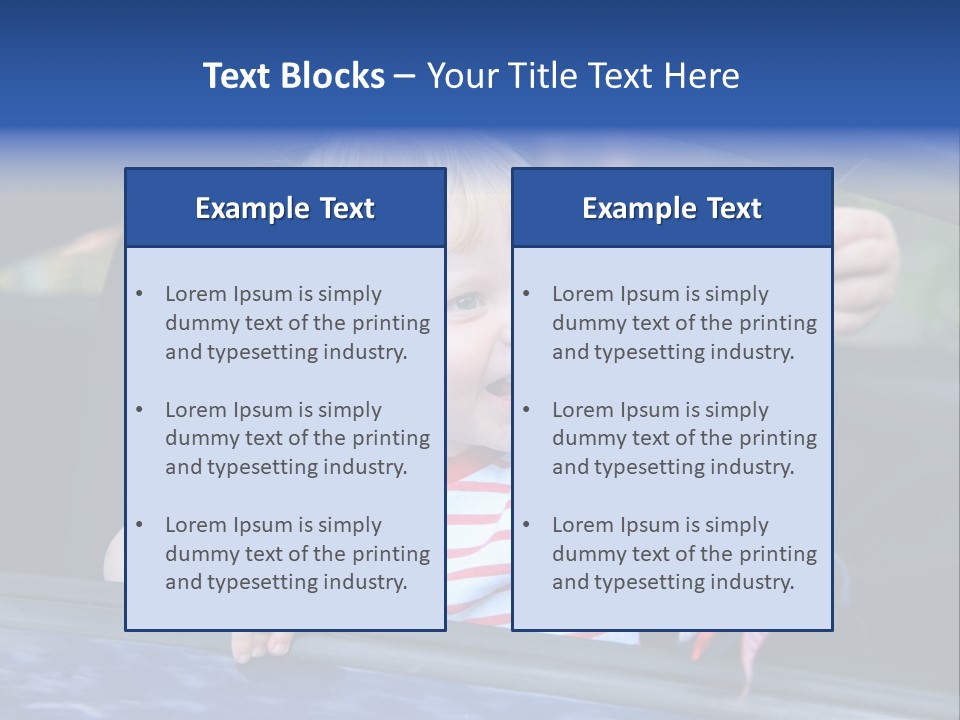 Baby Driver Face PowerPoint Template