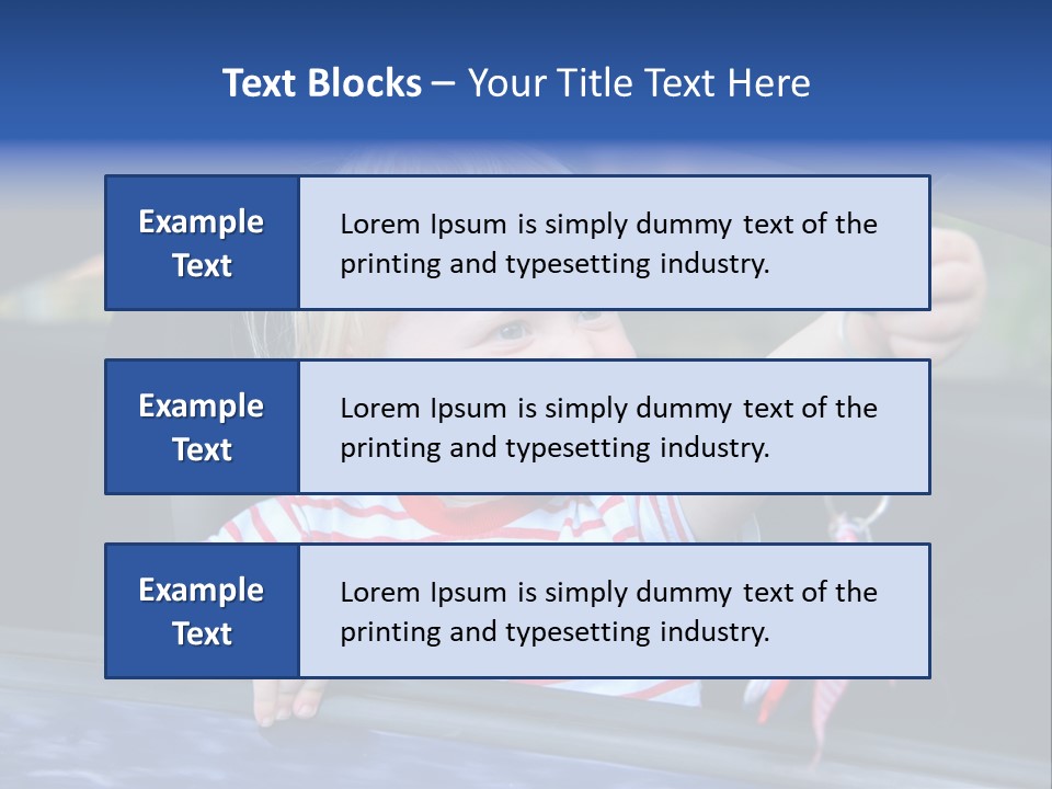 Baby Driver Face PowerPoint Template