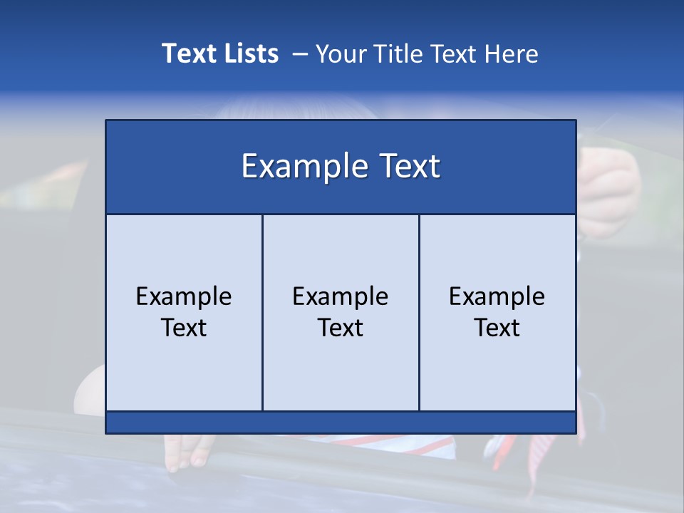 Baby Driver Face PowerPoint Template