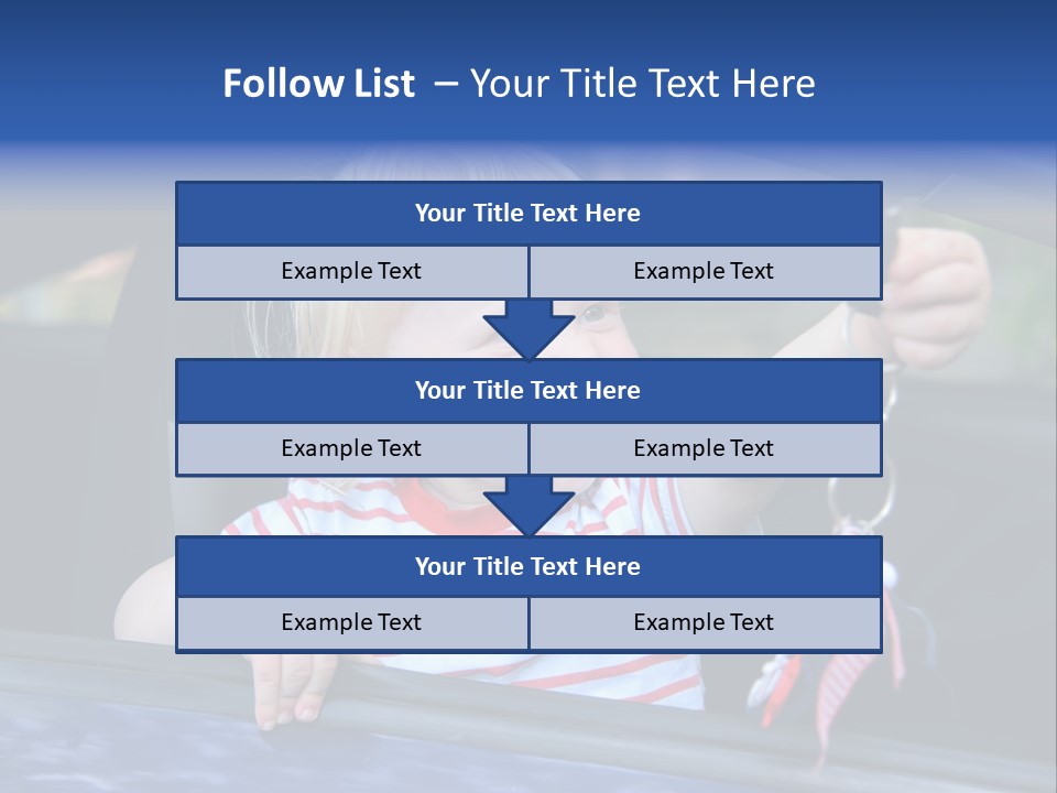 Baby Driver Face PowerPoint Template