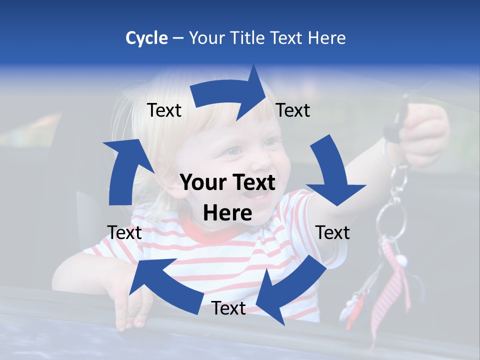 Baby Driver Face PowerPoint Template