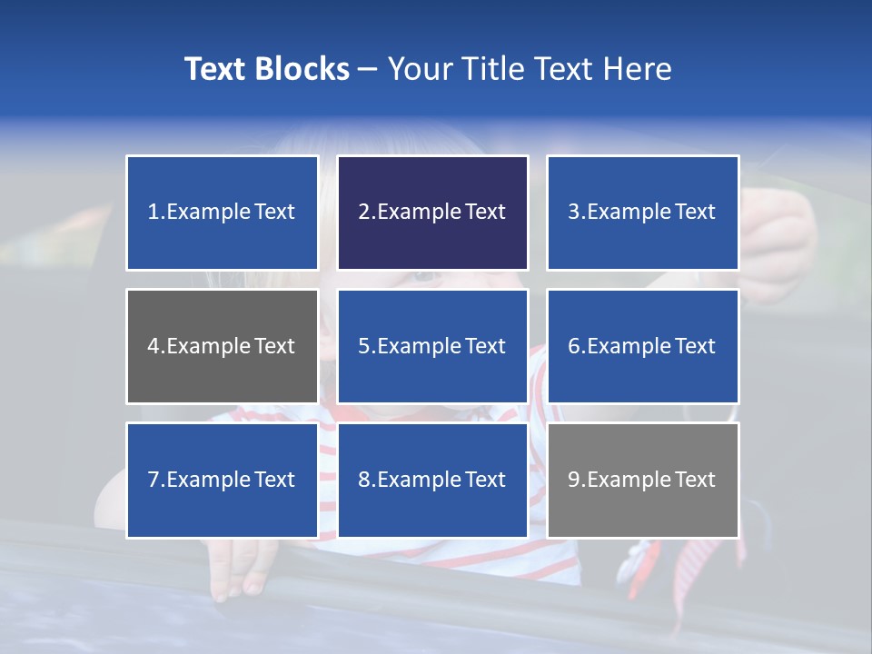 Baby Driver Face PowerPoint Template