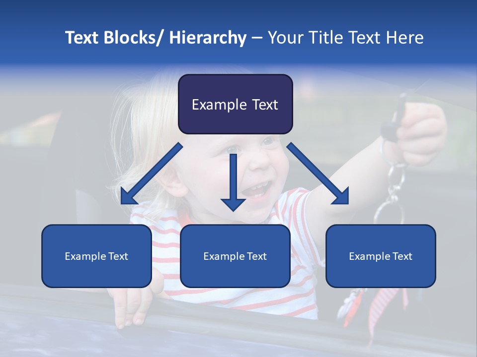 Baby Driver Face PowerPoint Template
