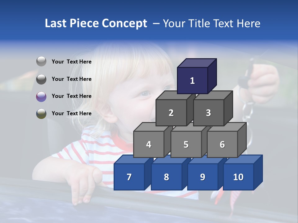 Baby Driver Face PowerPoint Template