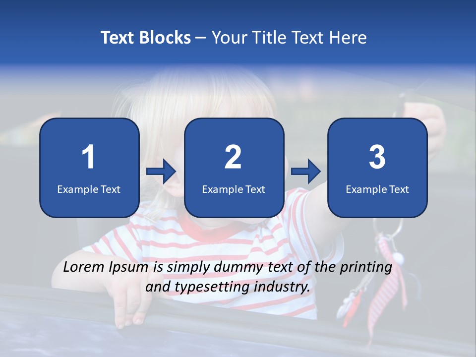 Baby Driver Face PowerPoint Template