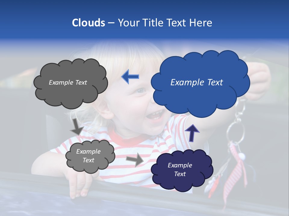 Baby Driver Face PowerPoint Template