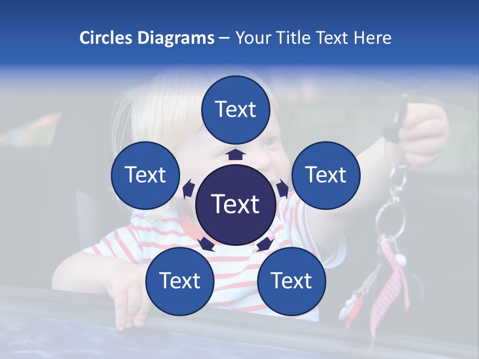 Baby Driver Face PowerPoint Template