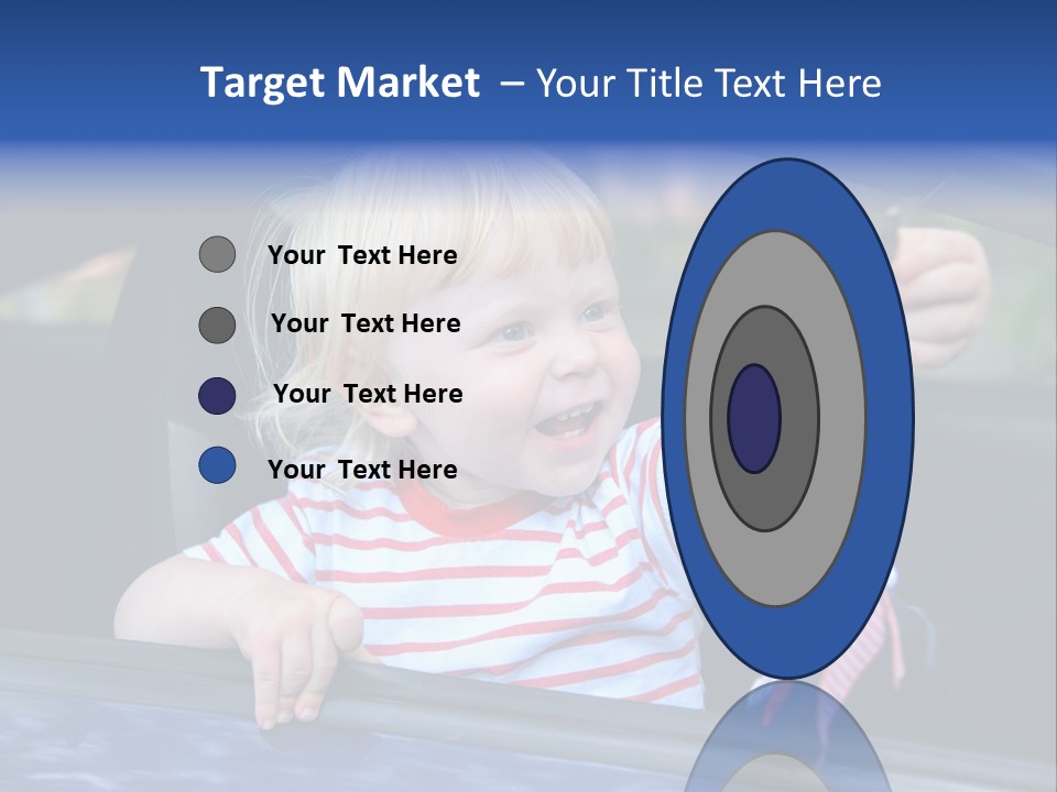 Baby Driver Face PowerPoint Template