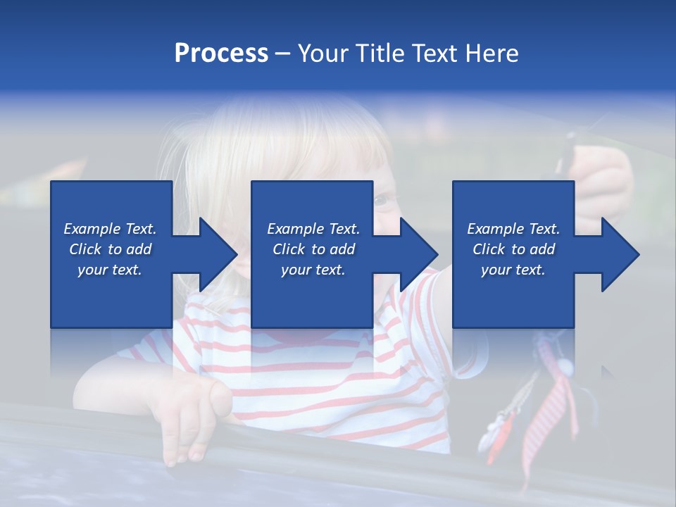 Baby Driver Face PowerPoint Template