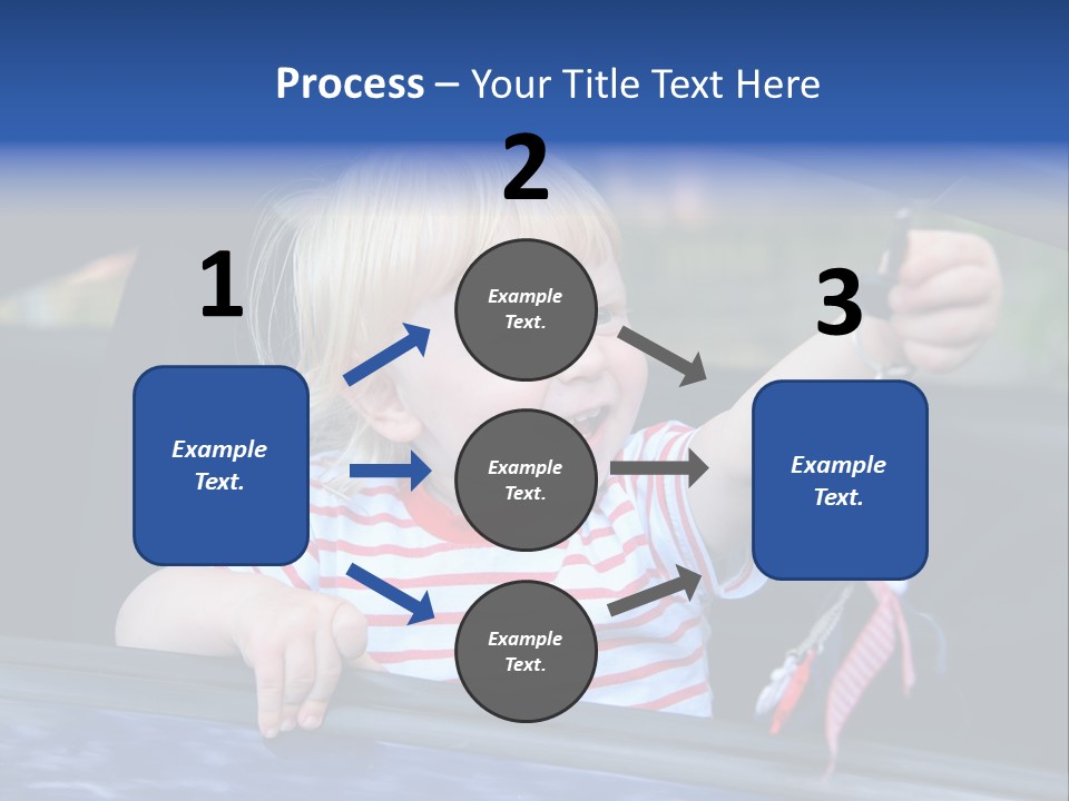 Baby Driver Face PowerPoint Template