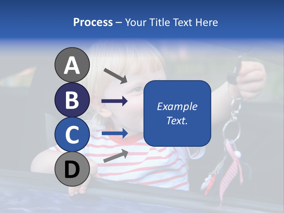 Baby Driver Face PowerPoint Template