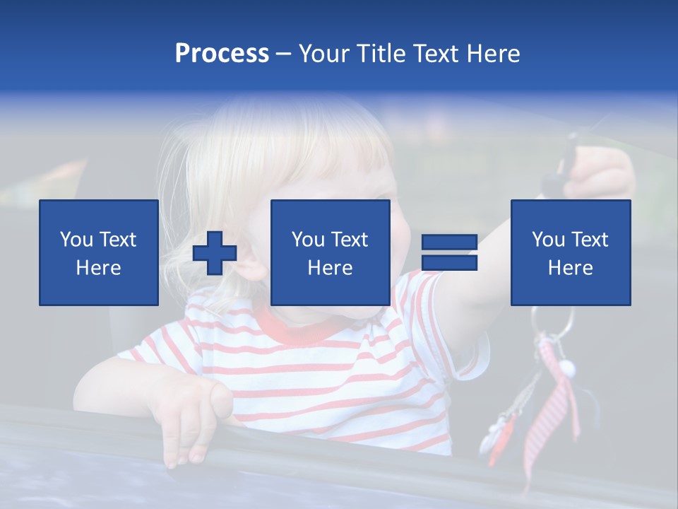 Baby Driver Face PowerPoint Template