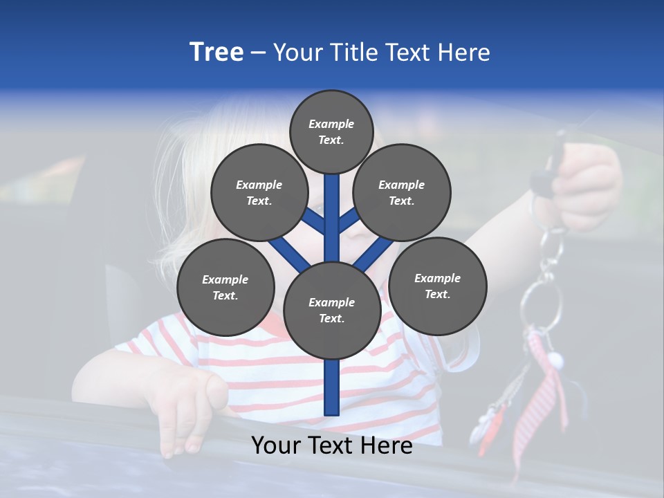 Baby Driver Face PowerPoint Template