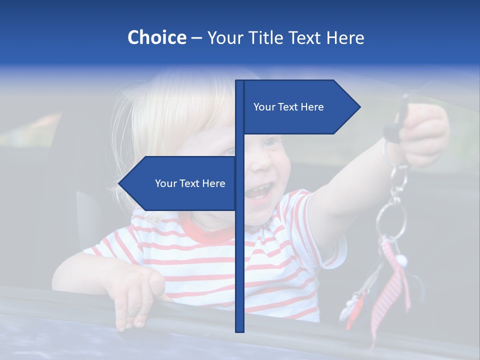 Baby Driver Face PowerPoint Template