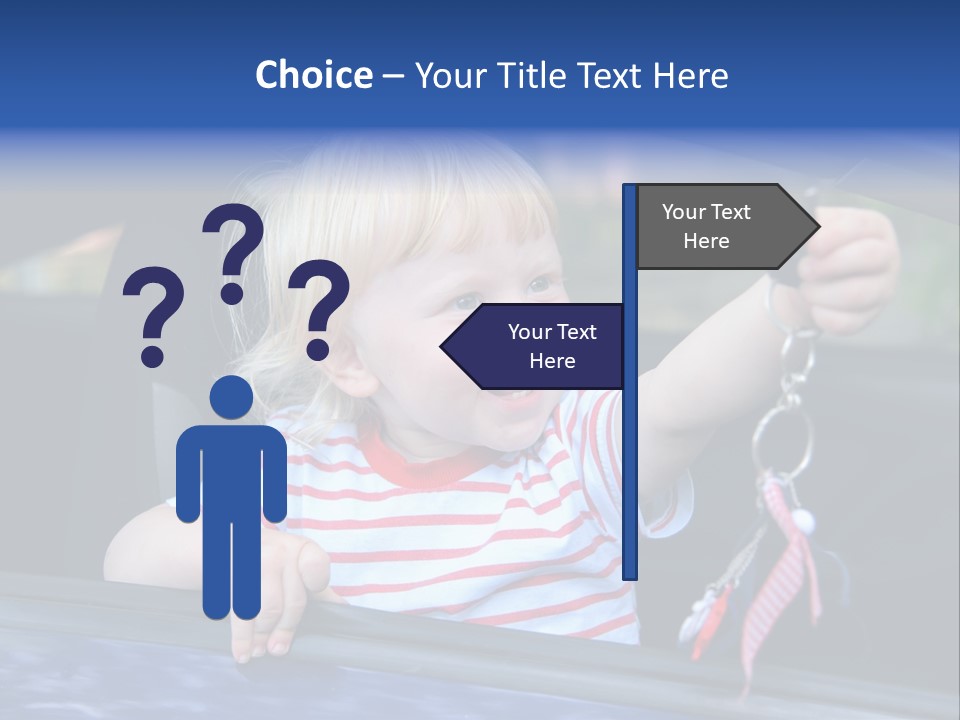 Baby Driver Face PowerPoint Template