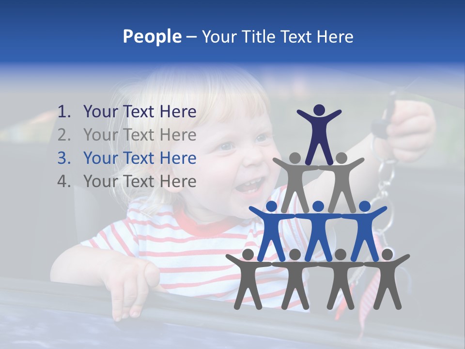 Baby Driver Face PowerPoint Template