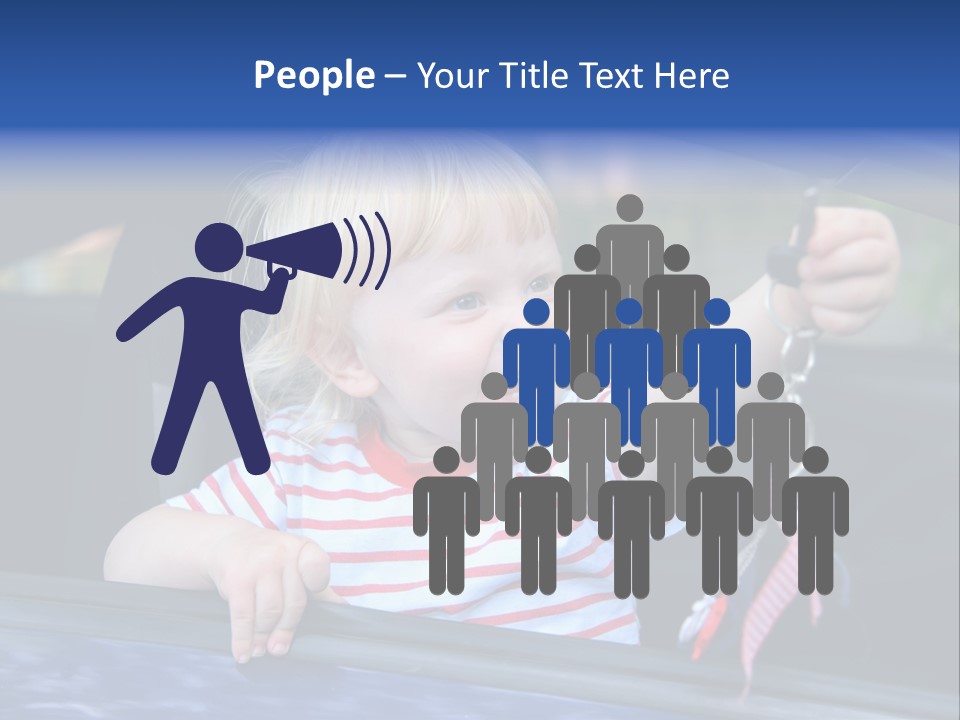 Baby Driver Face PowerPoint Template