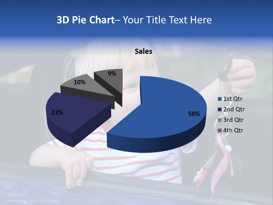 Baby Driver Face PowerPoint Template