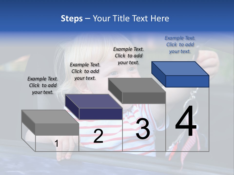 Baby Driver Face PowerPoint Template
