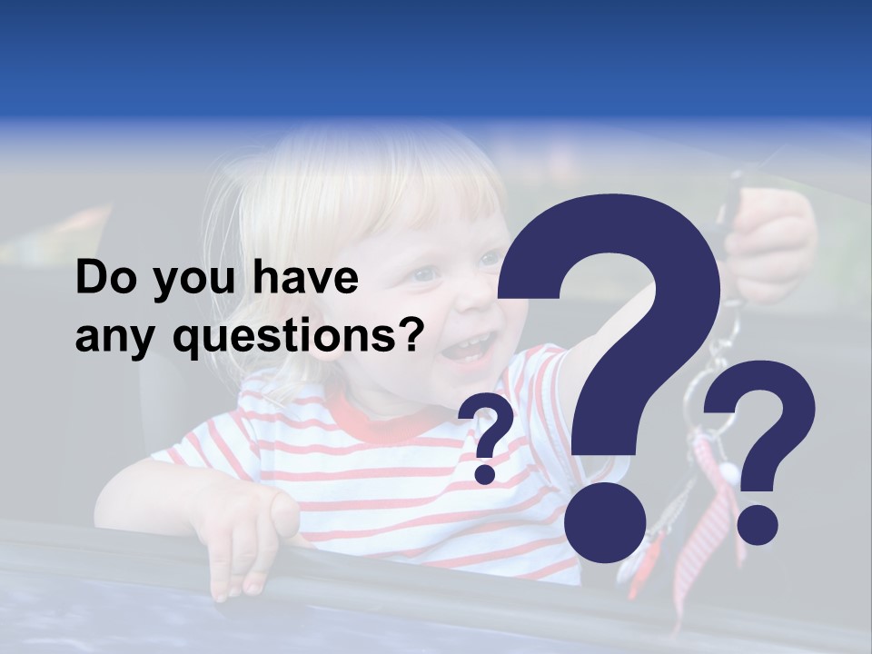 Baby Driver Face PowerPoint Template