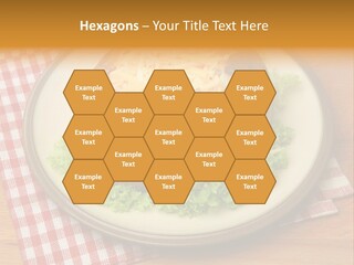 Plate Large Table PowerPoint Template