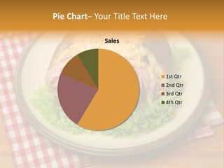 Plate Large Table PowerPoint Template
