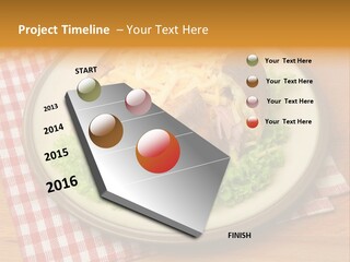 Plate Large Table PowerPoint Template