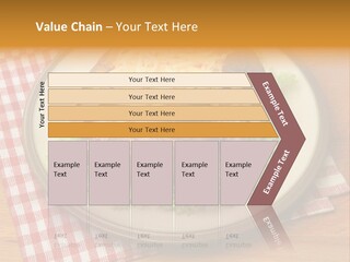 Plate Large Table PowerPoint Template
