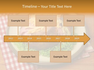 Plate Large Table PowerPoint Template