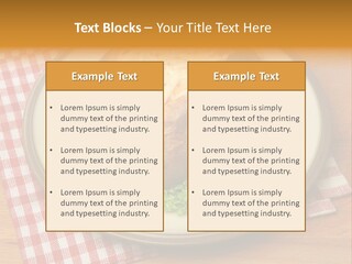 Plate Large Table PowerPoint Template