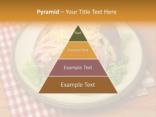 Plate Large Table PowerPoint Template