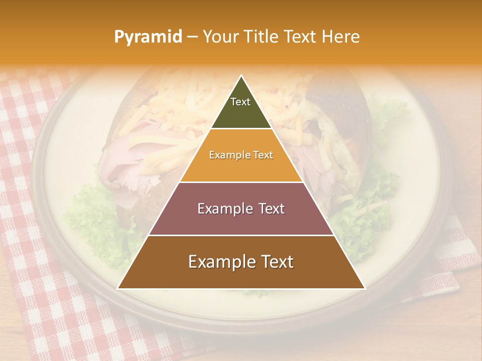 Plate Large Table PowerPoint Template