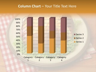 Plate Large Table PowerPoint Template
