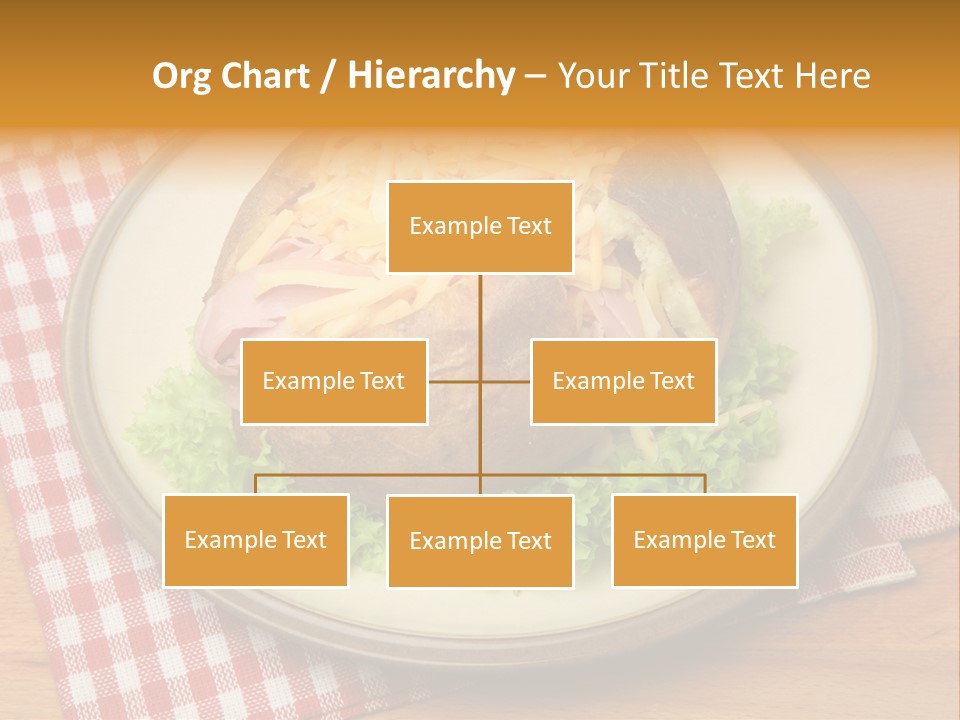 Plate Large Table PowerPoint Template
