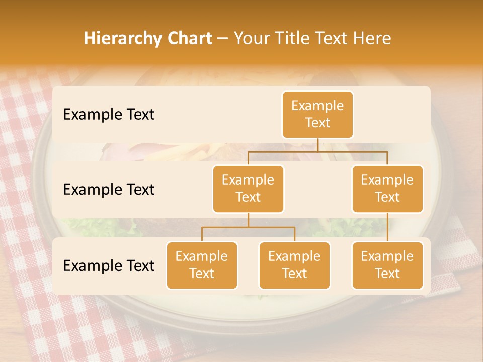 Plate Large Table PowerPoint Template